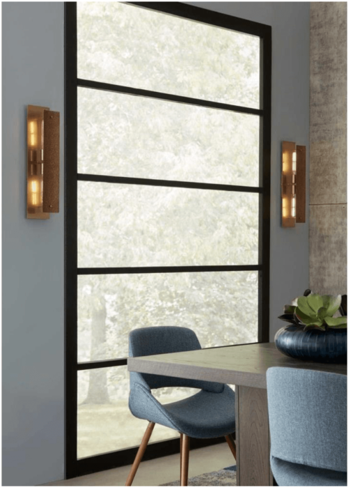 Progress Lighting - P710122-205 - Lusail - 2 Light Wall Sconce In Modern Style Gold - Image 2